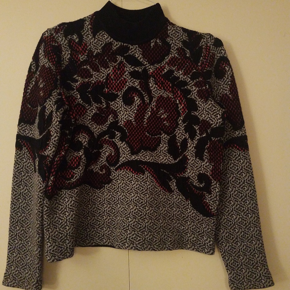 Tory Burch-S/P Multicolor Wool Blend Sweater